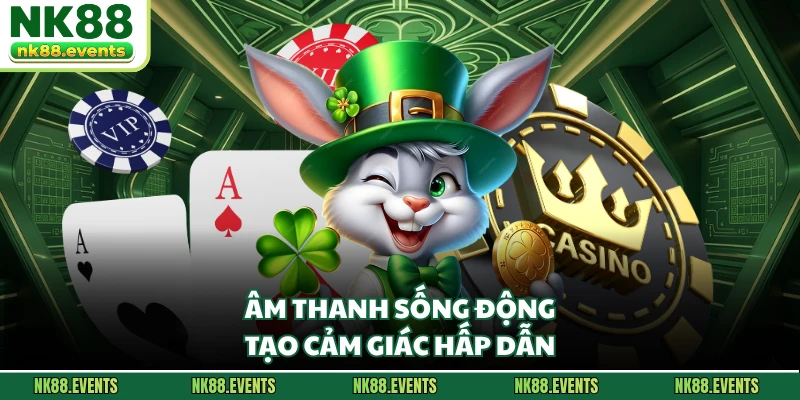 Âm thanh sống động tạo cảm giác hấp dẫn