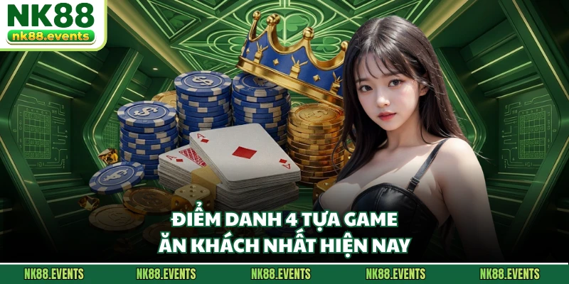 Điểm danh 4 tựa game ăn khách nhất hiện nay