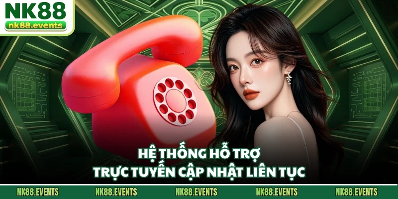 Hệ thống hỗ trợ trực tuyến cập nhật liên tục