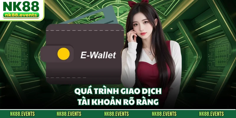 Quá trình giao dịch tài khoản rõ ràng