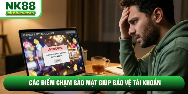 Các điểm chạm bảo mật giúp bảo vệ tài khoản Các điểm chạm bảo mật giúp bảo vệ tài khoản