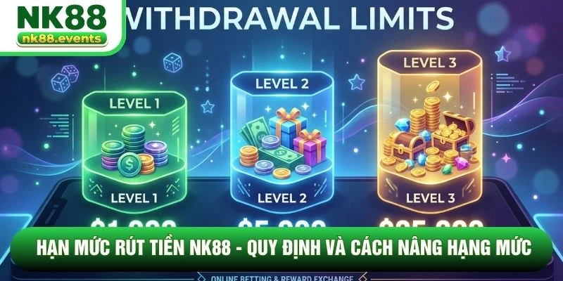 Hạn Mức Rút Tiền NK88 - Quy Định Và Cách Nâng Hạng Mức
