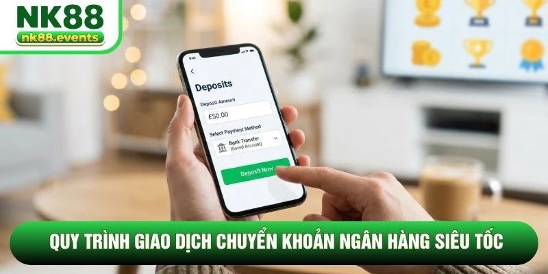 Quy trình giao dịch chuyển khoản ngân hàng siêu tốc Quy trình giao dịch chuyển khoản ngân hàng siêu tốc