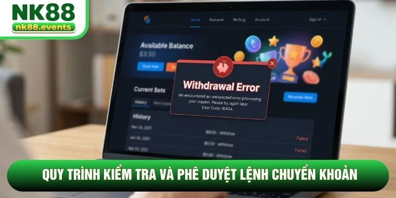 Quy trình kiểm tra và phê duyệt lệnh chuyển khoản Quy trình kiểm tra và phê duyệt lệnh chuyển khoản