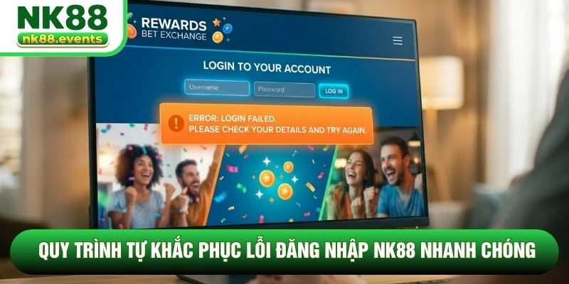 Quy trình tự khắc phục lỗi đăng nhập NK88 nhanh chóng Quy trình tự khắc phục lỗi đăng nhập NK88 nhanh chóng